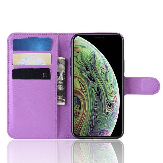 Iphone 11 Pro      Pu Wallet Case    [Purple]