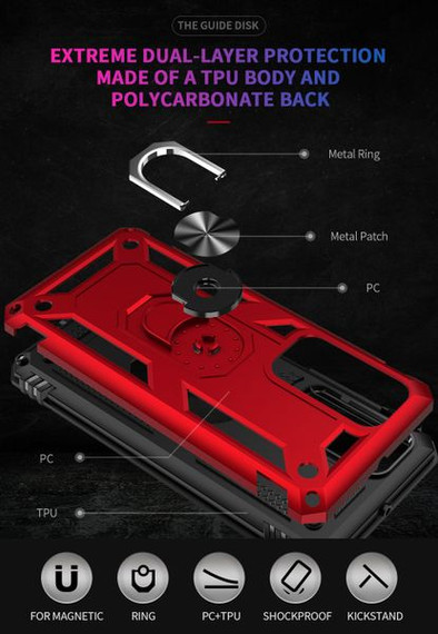 Huawei P40      Military Armour Case    Gold