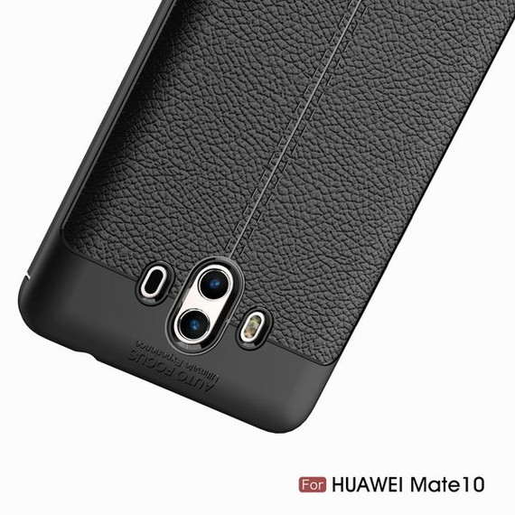 Huawei Mate 10      Leather Texture Case    Grey