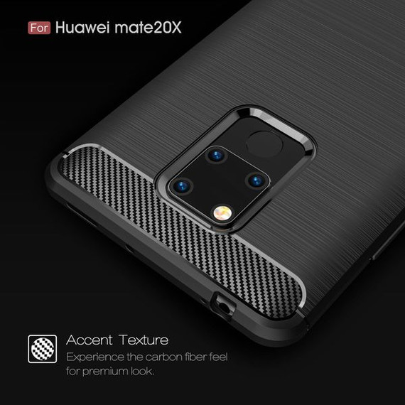 Huawei Mate 20X      Carbon Fibre Case    Grey