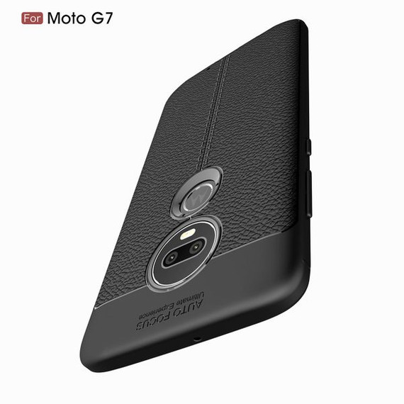 Moto G7/G7Plus Leather Texture Case Navy