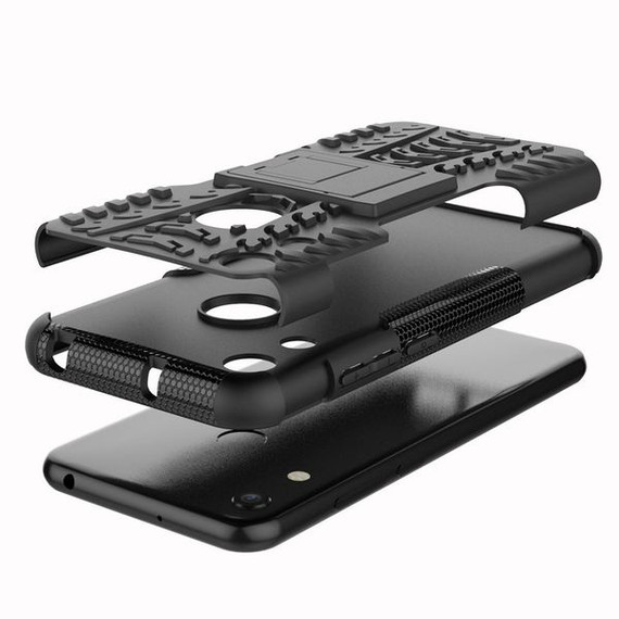 Huawei Y6 Pro 2019      Heavy Duty Case    Black