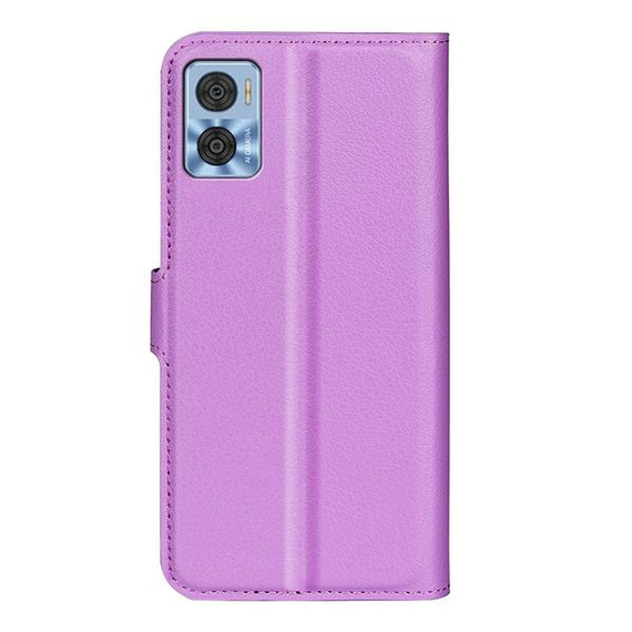 Moto E22I      Pu Wallet Case    [Purple]