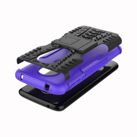 Moto E5/G6Play Heavy Duty Case Blue