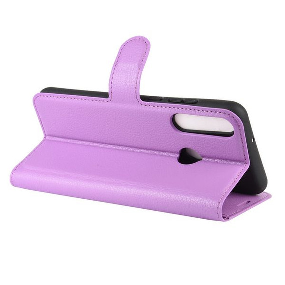 Huawei Y6P      Pu Wallet Case    [Purple]