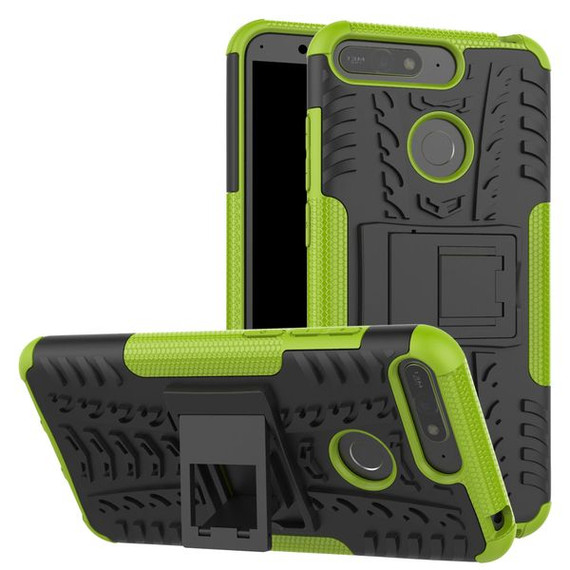 Huawei Y6 2018      Heavy Duty Case    Green