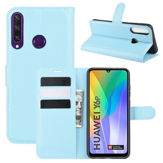 Huawei Y6P      Pu Wallet Case    [Lightblue]