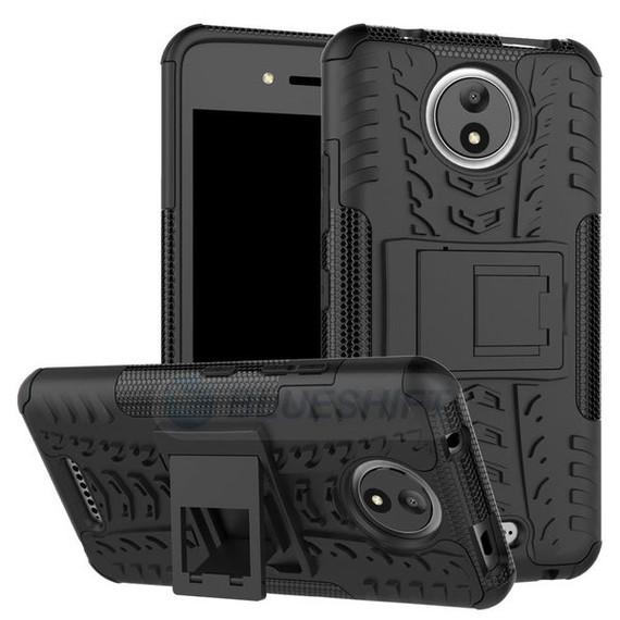 Moto C Heavy Duty Case Black