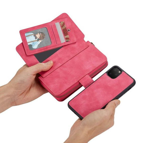 Apple iPhone 11 Pro Deluxe Zipper Case Rose