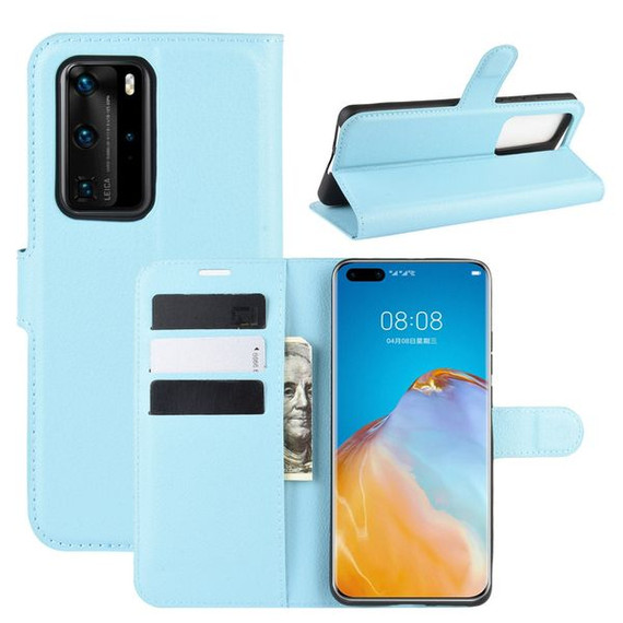 Huawei P40 Pro      Pu Wallet Case    [Lightblue]