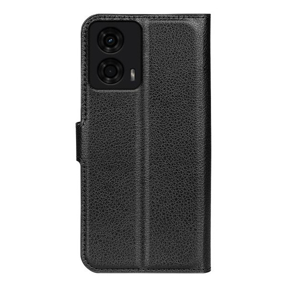 Moto G24      Pu Wallet Case    [Black]