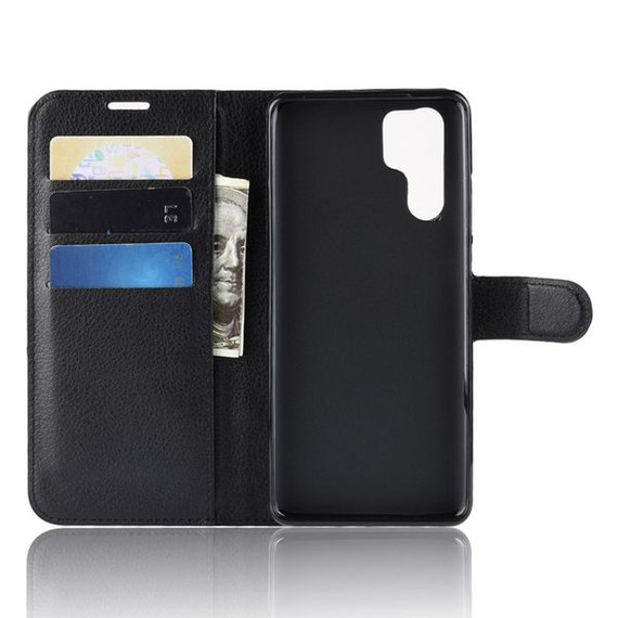 Huawei P30 Pro      Pu Wallet Case    [Black]
