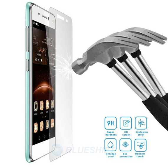 Huawei   Huawei Y6 Elite         Clear Tempered Glass Screen Protector