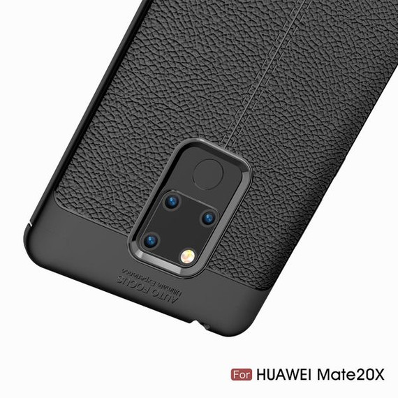 Huawei Mate 20X      Leather Texture Case    Black