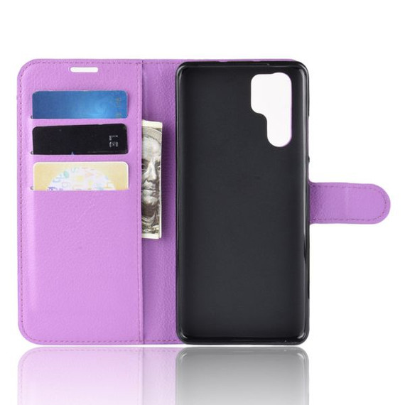 Huawei P30 Pro      Pu Wallet Case    [Purple]
