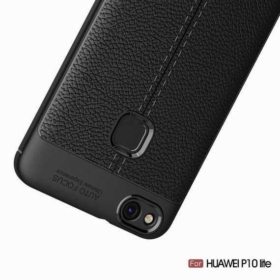 Huawei P10 Lite      Leather Texture Case    Navy