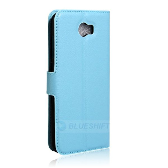 Huawei Y6 Elite      Pu Wallet Case    [Lightblue]