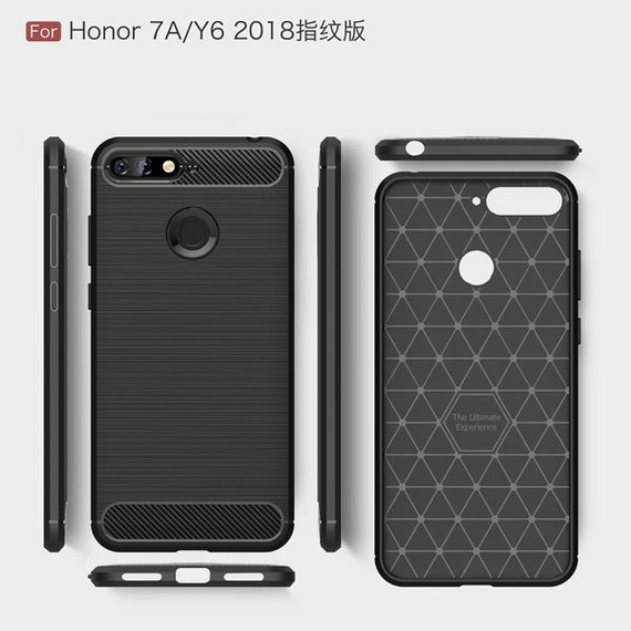 Huawei Y6 2018 Carbon Fibre Case Red Huawei Y6 2018 Carbon Fibre Case Red
