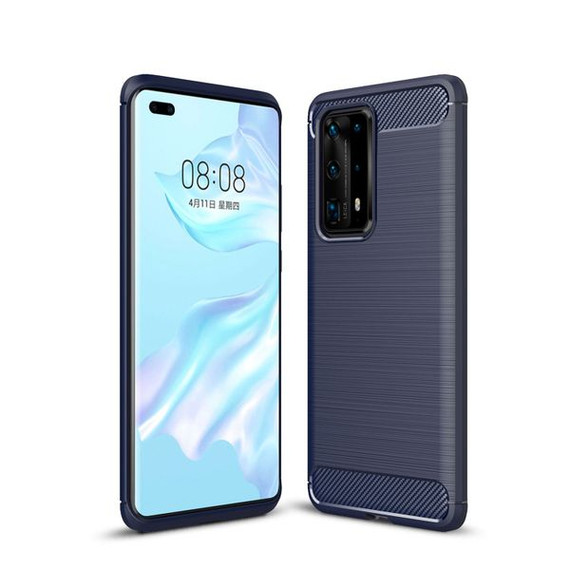 Huawei P40 Pro Plus      Carbon Fibre Case    Navy