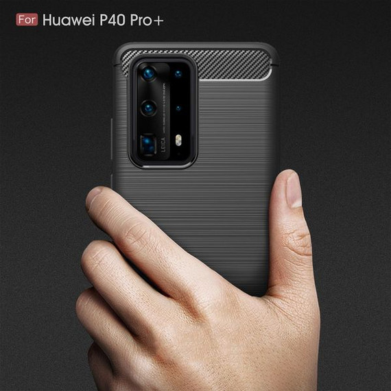 Huawei P40 Pro Plus      Carbon Fibre Case    Navy
