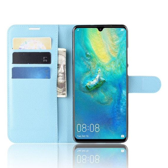 Huawei P30 Pro      Pu Wallet Case    [Lightblue]