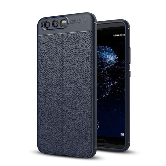 Huawei P10 Plus      Leather Texture Case    Navy