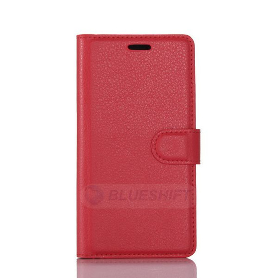 Huawei P10      Pu Wallet Case    [Red]
