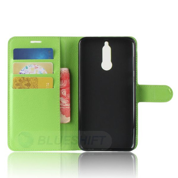 Huawei Nova 2I      Pu Wallet Case    [Green]