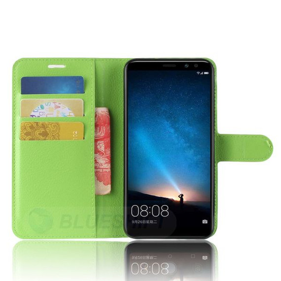 Huawei Nova 2I      Pu Wallet Case    [Green]