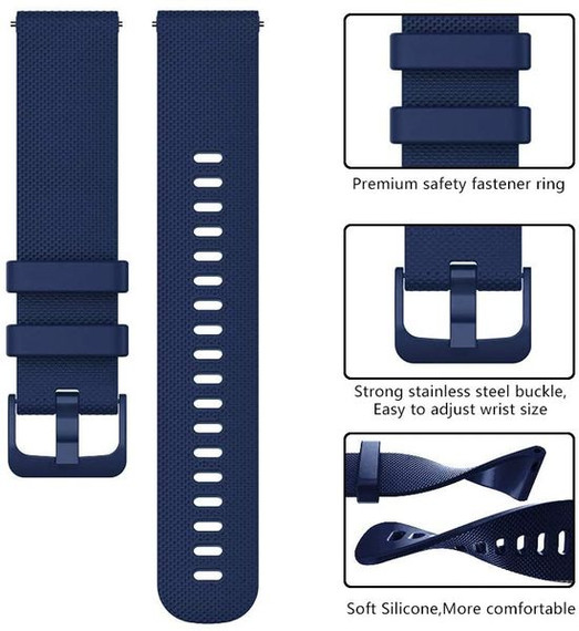 Huawei Watch GT 4 46mm      Silicone Strap   Navy