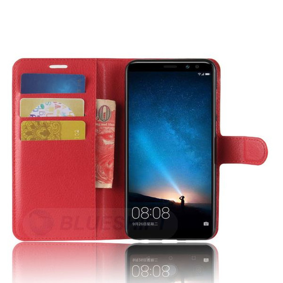 Huawei Nova 2I      Pu Wallet Case    [Red]