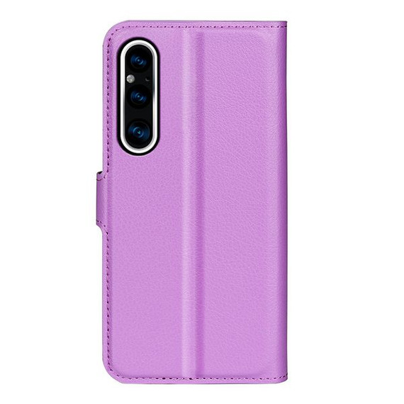 Sony Xperia 1 V      Pu Wallet Case    [Purple]