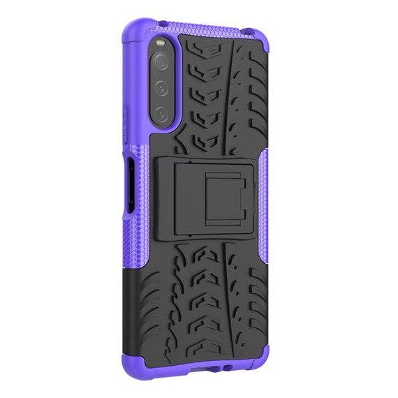 Sony Xperia 10 IV      Heavy Duty Case    Purple