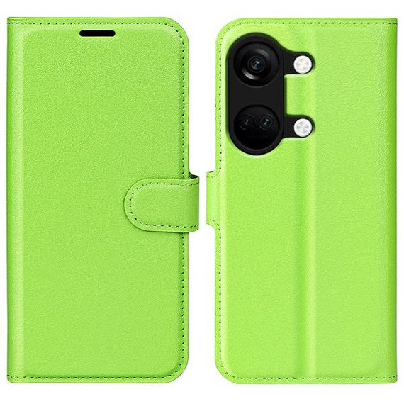 Oneplus Nord 3      Pu Wallet Case    [Green]
