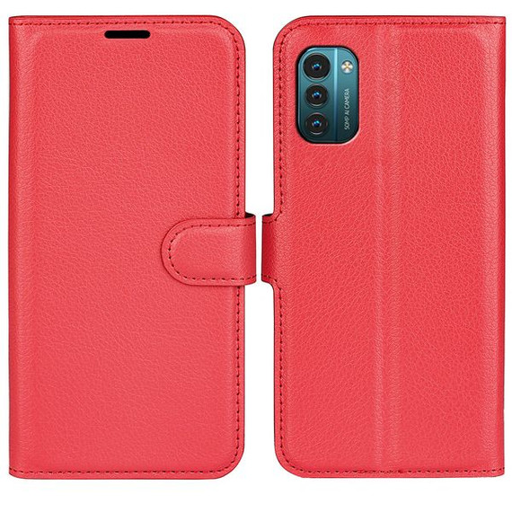 Nokia G21      Pu Wallet Case    [Red]