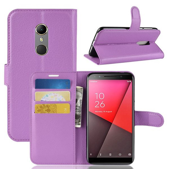 Vodafone Smart N9      Pu Wallet Case    [Purple]