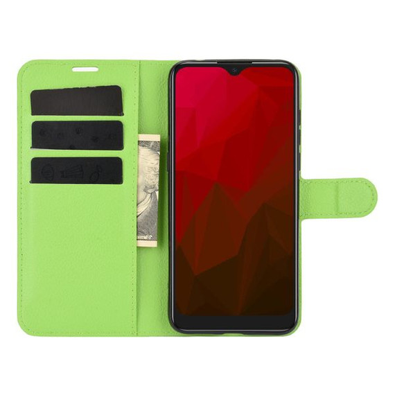 Vodafone Smart V11      Pu Wallet Case    [Green]