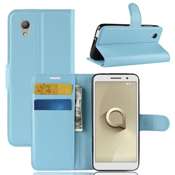 Vodafone Smart E9      Pu Wallet Case    [Lightblue]