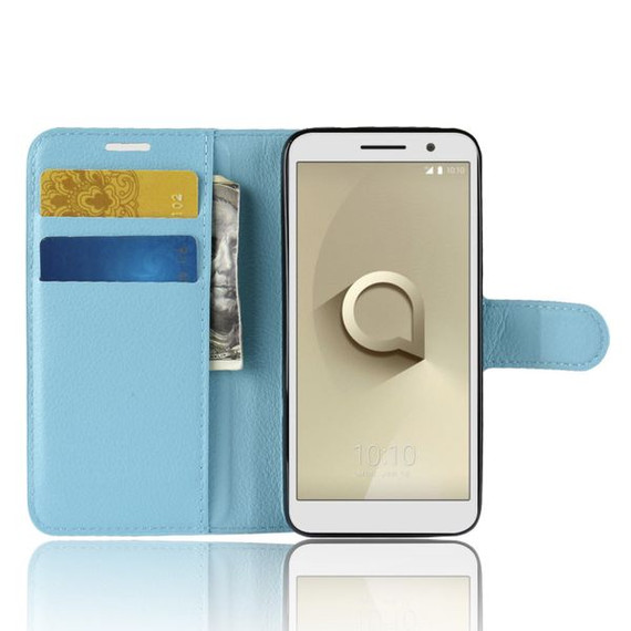 Vodafone Smart E9      Pu Wallet Case    [Lightblue]