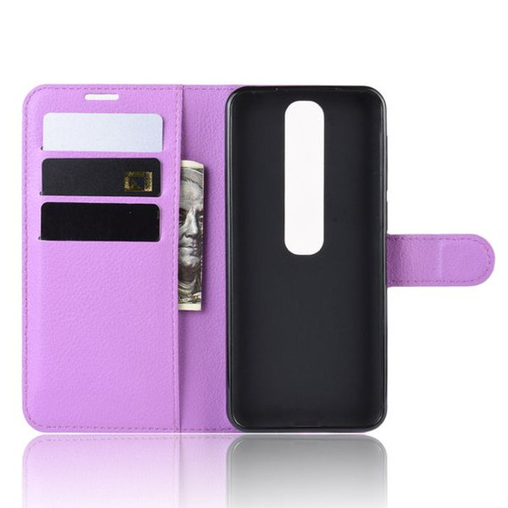 Vodafone Smart V10      Pu Wallet Case    [Purple]