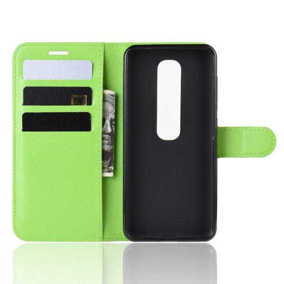 Vodafone Smart N10      Pu Wallet Case    [Green]
