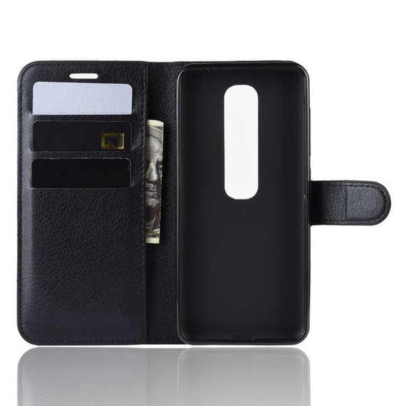 Vodafone Smart N10      Pu Wallet Case    [Black]