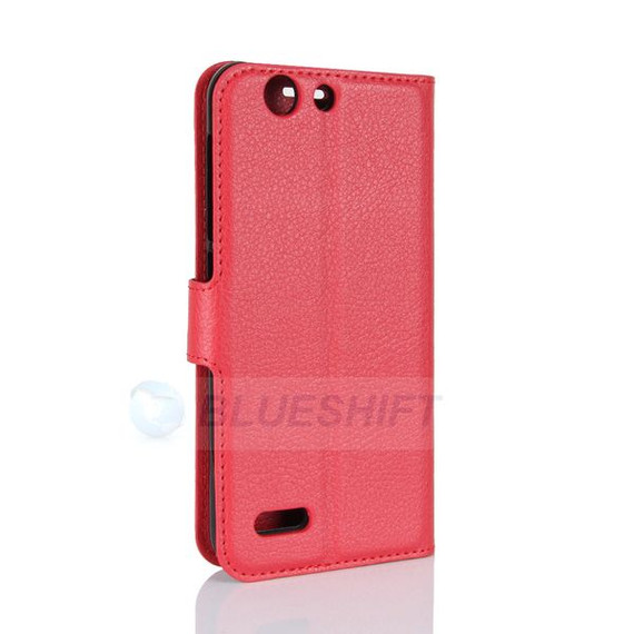 Vodafone Smart E8      Pu Wallet Case    [Red]