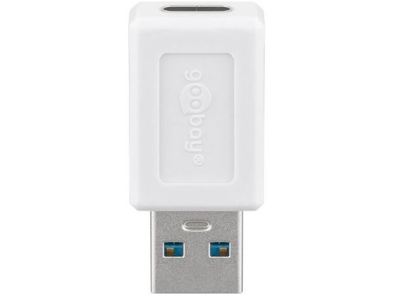 Goobay USB-C 3.0 female > USB 3.0 male (type A) - White