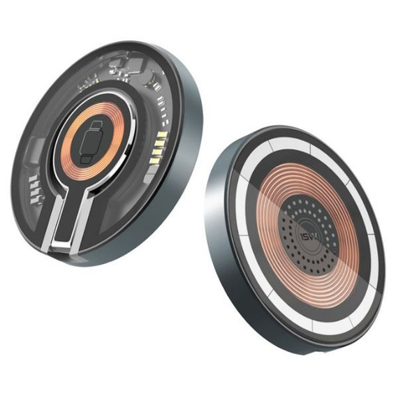 PROMATE 2-in-1 15W MagSafe Wireless Charger & Apple Watch Dock, Foldable Design, 1m Cable, USB-C - MAGRING