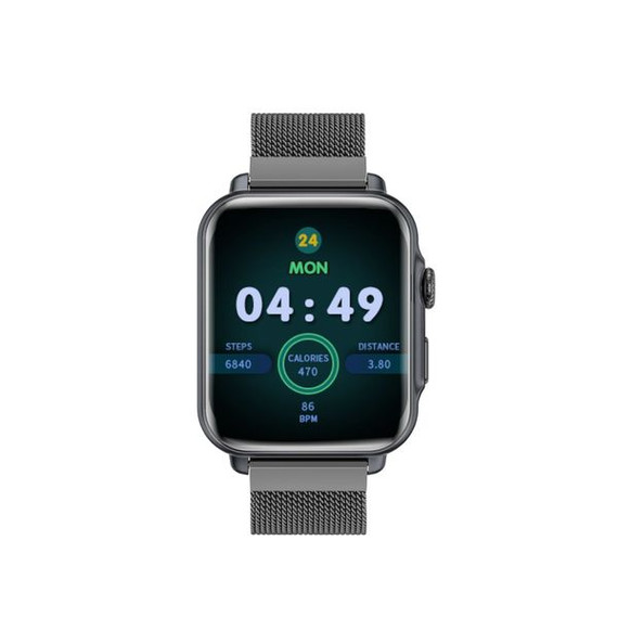 PROMATE IP68 Smart Watch - 1.8" Display, Bluetooth Calling, 20-Day Battery, Heart Rate/Step/Sleep Tracker, 37 Sports Modes - Graphite PROWATCH-B18.GHT