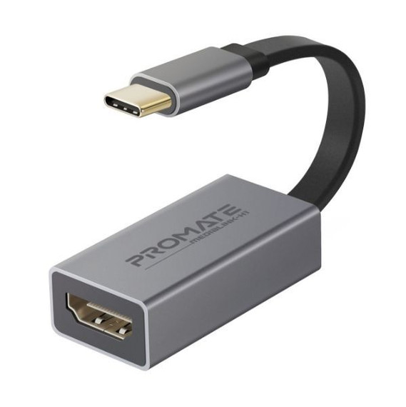 PROMATE 4K USB-C to HDMI Adapter, Plug & Play, MEDIALINK-H1