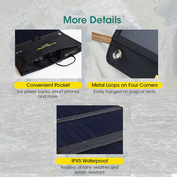 Nitecore Foldable Solar Panel | 30W