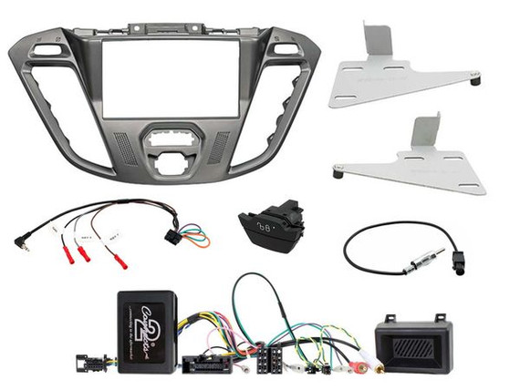 Fitting Kit Ford Transit 2012 - 2016 Double Din (Silver) Complete Kit