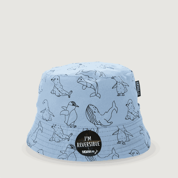 Moana Road Kids OG Bucket Hat [ Denim/Black 54cm - 5065]